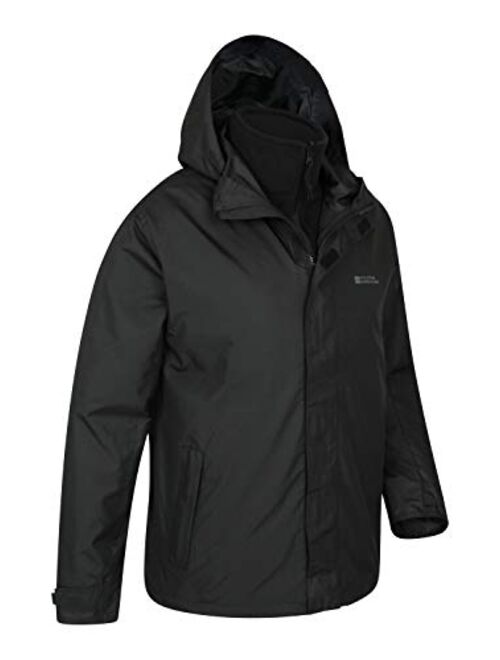 Mountain Warehouse Fell Mens 3 in 1 Water Resistant Jacket - Winter