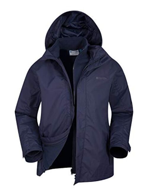 Mountain Warehouse Fell Mens 3 in 1 Water Resistant Jacket - Winter