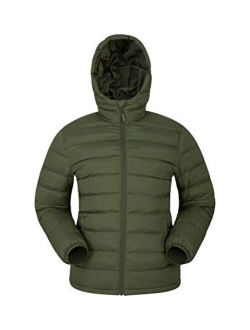 Mountain Warehouse Seasons Mens Winter Puffer Jacket -Water Resistant Padded Coat