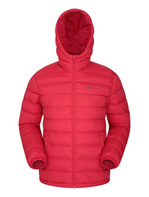 Mountain Warehouse Seasons Mens Winter Puffer Jacket -Water Resistant Padded Coat