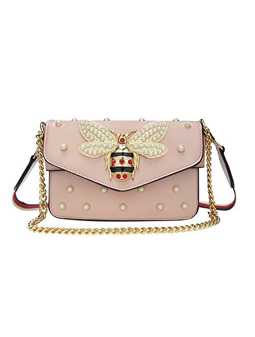 Beatfull Fashion Handbags for Women, Pu Leather Shoulder Bags Cross body Bag with Bee