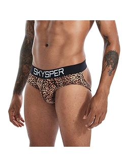 SKYSPER Men's Jockstrap Athletic Supporter Underwear Gym Strap Brief