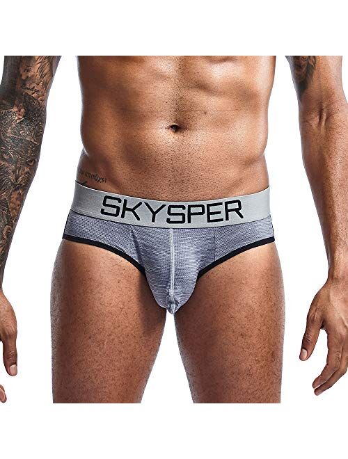 SKYSPER Men's Jockstrap Athletic Supporter Underwear Gym Strap Brief