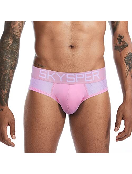 SKYSPER Men's Jockstrap Athletic Supporter Underwear Gym Strap Brief