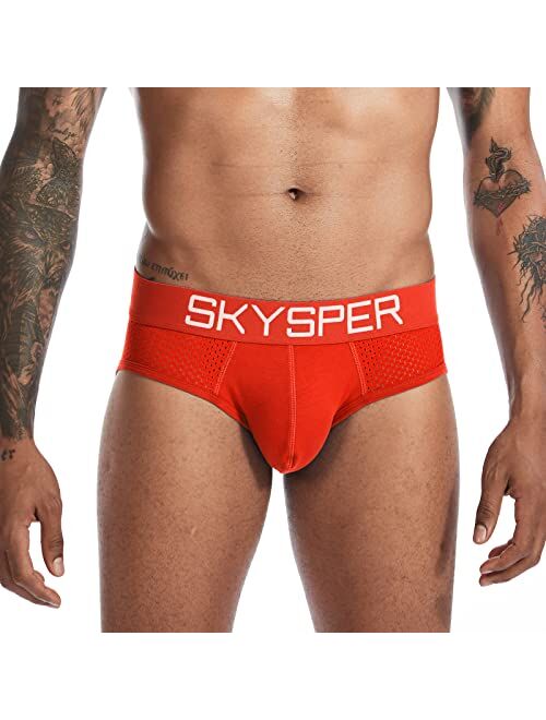 SKYSPER Men's Jockstrap Athletic Supporter Underwear Gym Strap Brief