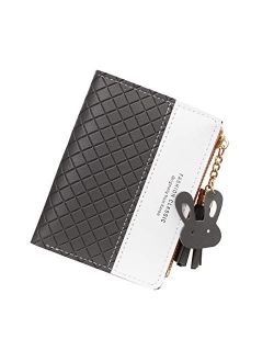 Women's Wallet, JOSEKO Tassel PU Leather Multi-Slots Small Wallet Slim Card Holder Purse for Women