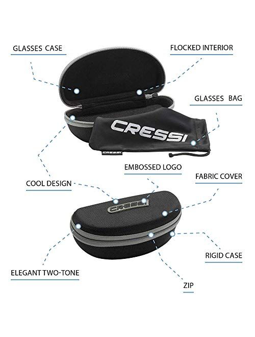 Cressi Ninja Floating, Black/Black, Dark Lens