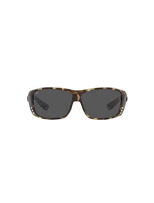 Costa Del Mar Men's Cat Cay Rectangular Sunglasses