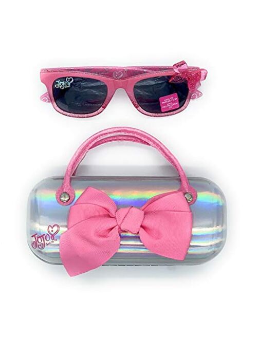 JoJo Siwa Kids Sunglasses with Matching Glasses Case and UV Protection