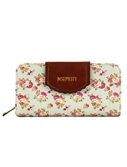 SeptCity Womens Long Cute Floral Wallet Clutch,Gift for Her
