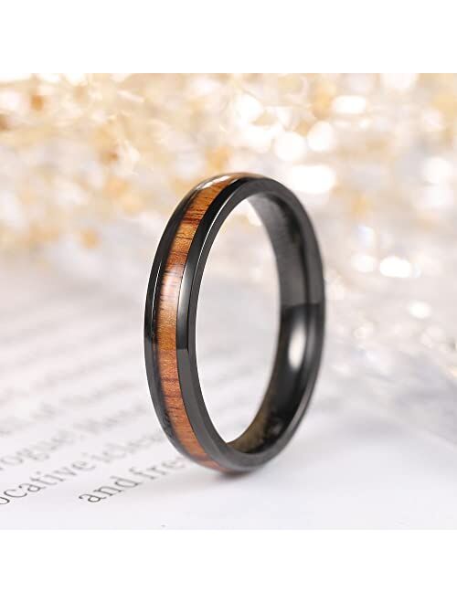 Buy THREE KEYS JEWELRY 4mm 6mm 8mm Titanium/Tungsten Wedding Band