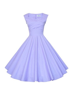 Maggie Tang 50s 60s Vintage Swing Picnic Party Casual Cocktail Dress