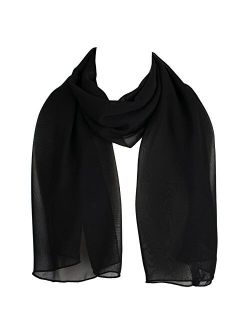 HatToSocks Chiffon Scarf Sheer Wrap for Women