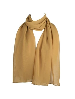 HatToSocks Chiffon Scarf Sheer Wrap for Women