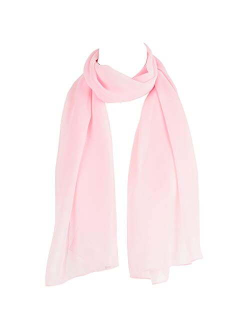 HatToSocks Chiffon Scarf Sheer Wrap for Women