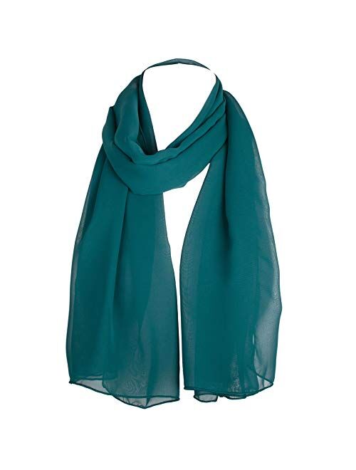 HatToSocks Chiffon Scarf Sheer Wrap for Women