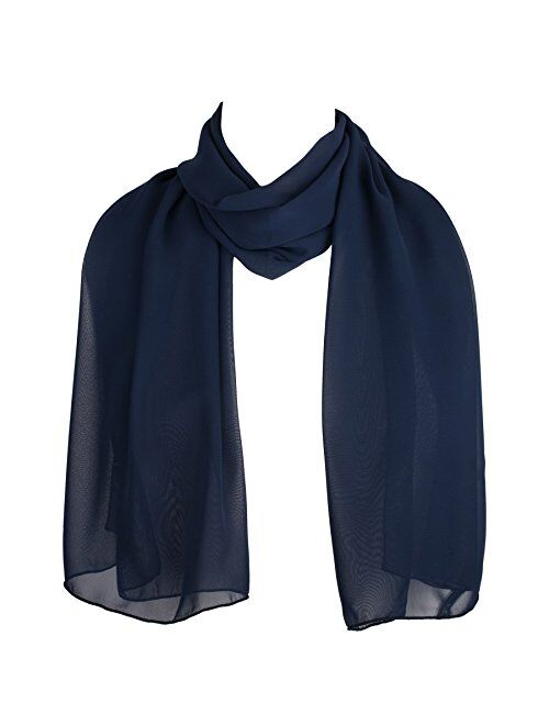 HatToSocks Chiffon Scarf Sheer Wrap for Women