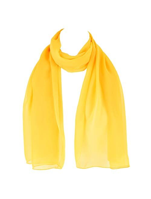 HatToSocks Chiffon Scarf Sheer Wrap for Women