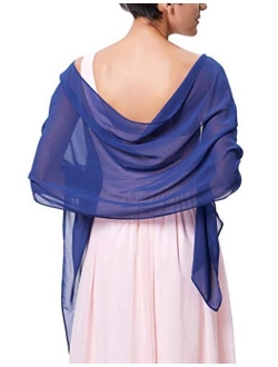 Soft Chiffon Scarve Shawls Wraps and Pashmina for Evening Party Dress