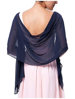 Soft Chiffon Scarve Shawls Wraps and Pashmina for Evening Party Dress