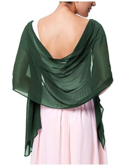 Soft Chiffon Scarve Shawls Wraps and Pashmina for Evening Party Dress