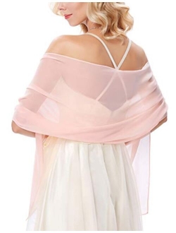 Soft Chiffon Scarve Shawls Wraps and Pashmina for Evening Party Dress