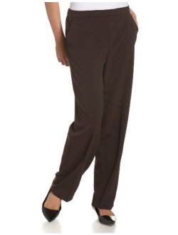 Briggs New York Women's Pull on Dress Pant Average Length & Short Length