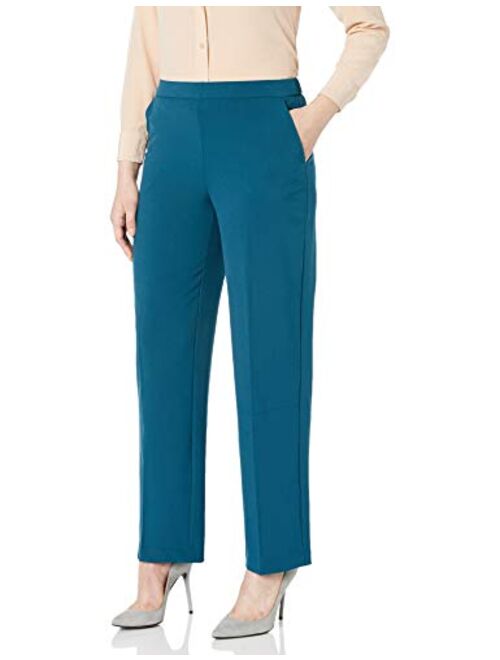 Briggs New York Women's Pull on Dress Pant Average Length & Short Length