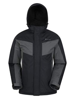 Mountain Warehouse Dusk Mens Ski Jacket - Water Resistant Winter Coat