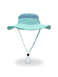 Outdoor Sun Hat Bucket Hats for Women Sun Protection Mesh Cap Quick-Dry UPF 50+