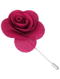 Flairs New York Gentleman's Essentials Premium Handmade Flower Lapel Pin Boutonniere