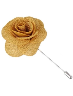 Flairs New York Gentleman's Essentials Premium Handmade Flower Lapel Pin Boutonniere