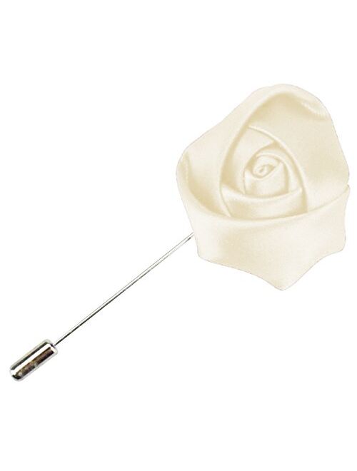 Flairs New York Gentleman's Essentials Premium Handmade Flower Lapel Pin Boutonniere