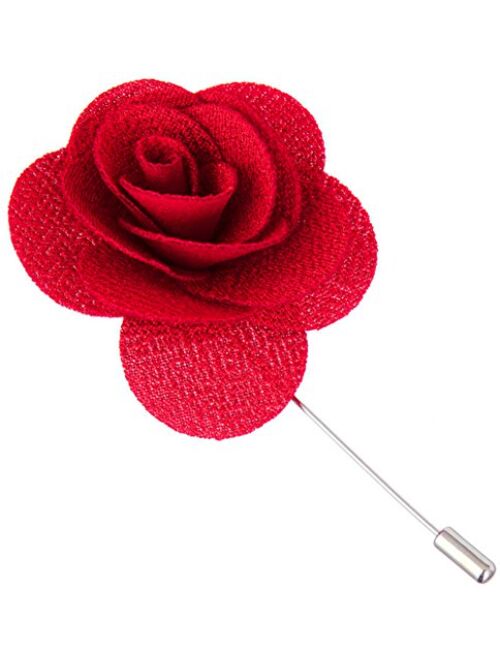 Flairs New York Gentleman's Essentials Premium Handmade Flower Lapel Pin Boutonniere