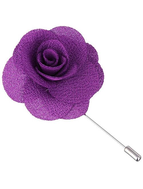 Flairs New York Gentleman's Essentials Premium Handmade Flower Lapel Pin Boutonniere