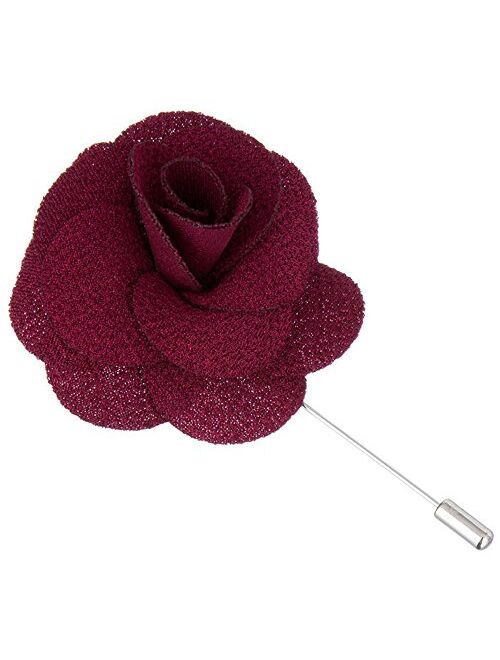 Flairs New York Gentleman's Essentials Premium Handmade Flower Lapel Pin Boutonniere