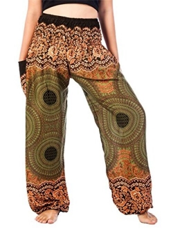 LOFBAZ Elephant Harem Pants for Women S-4XL Plus Yoga Hippie Boho PJ Clothing