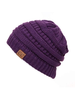 C.C Exclusives Cable Knit Beanie - Thick, Soft & Warm Chunky Beanie Hats (HAT-20A)(HAT-30)(HAT-730)