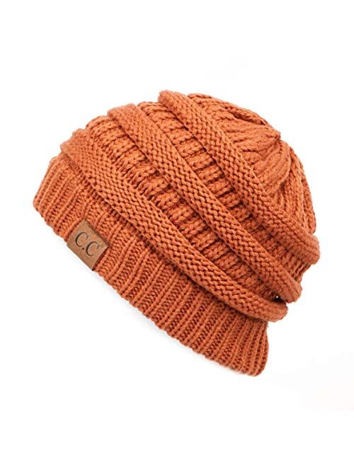 C.C Exclusives Cable Knit Beanie - Thick, Soft & Warm Chunky Beanie Hats (HAT-20A)(HAT-30)(HAT-730)