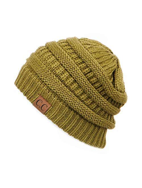 C.C Exclusives Cable Knit Beanie - Thick, Soft & Warm Chunky Beanie Hats (HAT-20A)(HAT-30)(HAT-730)