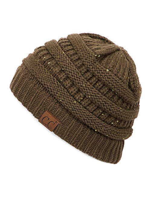 C.C Exclusives Cable Knit Beanie - Thick, Soft & Warm Chunky Beanie Hats (HAT-20A)(HAT-30)(HAT-730)