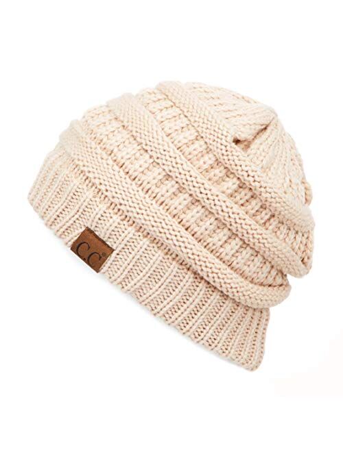 C.C Exclusives Cable Knit Beanie - Thick, Soft & Warm Chunky Beanie Hats (HAT-20A)(HAT-30)(HAT-730)