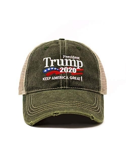 CHOK.LIDS Trump 2020 Keep America Great Campaign Embroidered US Hat Baseball Trucker Cap New TC10