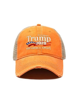 CHOK.LIDS Trump 2020 Keep America Great Campaign Embroidered US Hat Baseball Trucker Cap New TC10