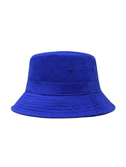 CHOK.LIDS Cotton Bucket Hats Unisex Wide Brim Outdoor Summer Cap Hiking Beach Sports