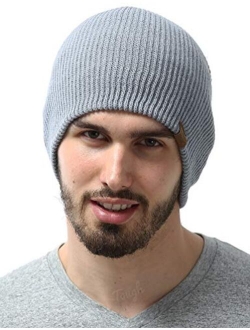 Winter Beanie Knit Hats for Men & Women - Warm, Stretchy & Soft Daily Ribbed Toboggan Cap