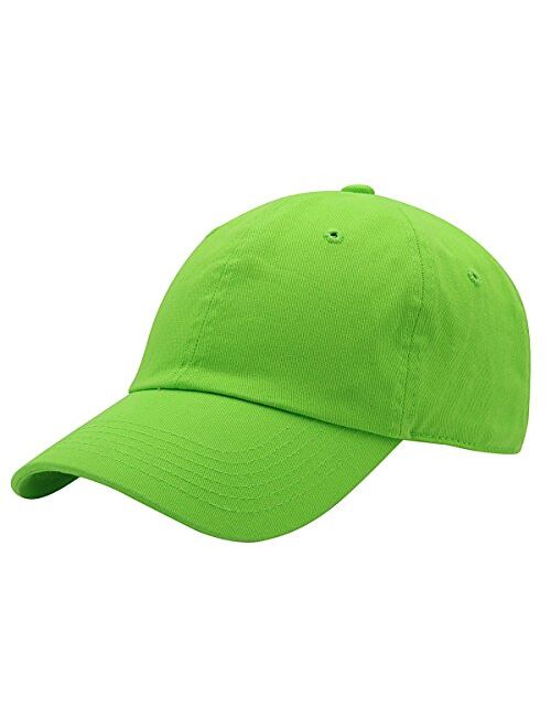 Top Level Baseball Cap Men Women-Cotton Dad Hat Plain