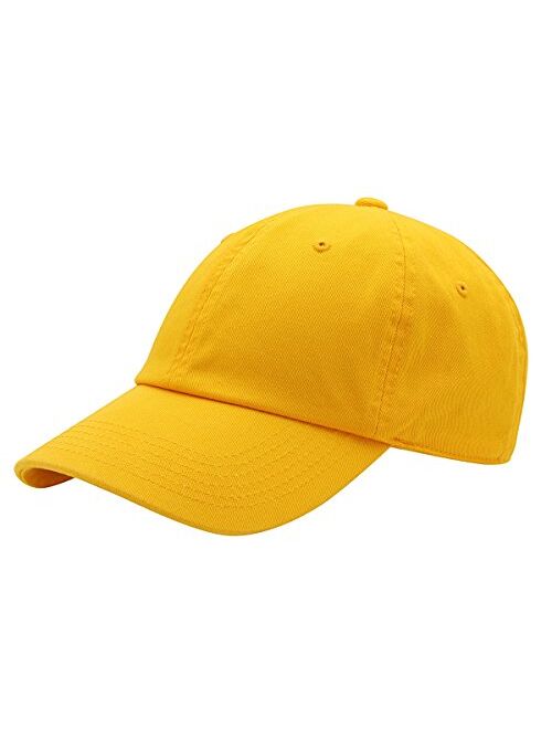 Top Level Baseball Cap Men Women-Cotton Dad Hat Plain