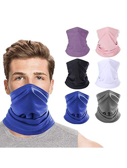 Neck Gaiter for Men UV Protection Seamless Bandana Face Scarf Headwear