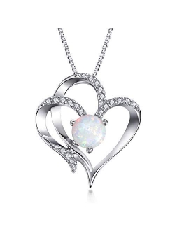 Heart Necklace 14K Gold Plated 5A Cubic Zirconia Pendant Necklaces for women